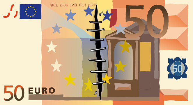 banconota ricucita