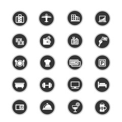 Hotel icons,vector