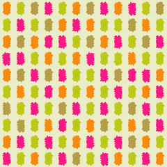 Seamless Pattern with Colorful Paint Stroke