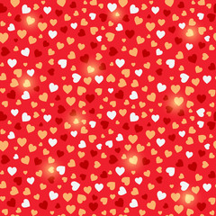 Seamless Valentine Red Background