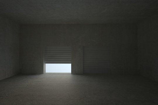 Shutter opening in dark room