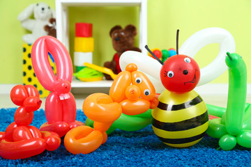 Simple balloon animals and other toys