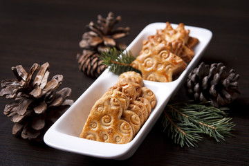 Christmas gingerbread arrangement