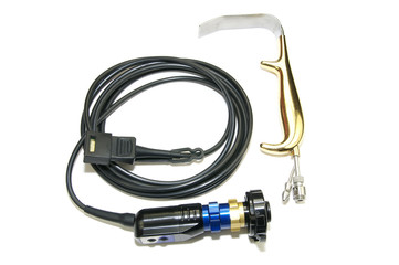 surgical instruments on white background