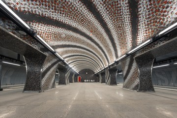 Subway station in a big city