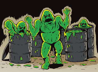Attack of the slime monsters © Danomyte