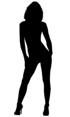 Sexy Woman Silhouette