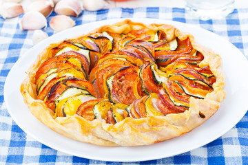 Galette ratatouille