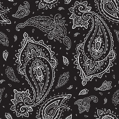 Seamless Paisley background.