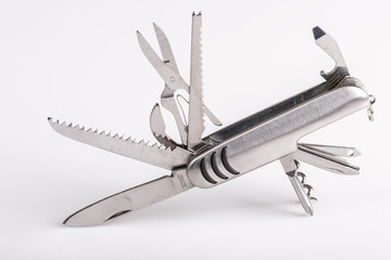 metallic swiss army knife
