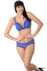 Fototapeta premium Young Pin Up Model in Sexy Lingerie