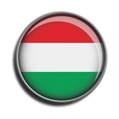 flag icon web button hungary