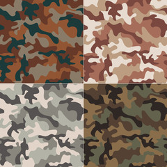 seamless camouflage pattern © creative_stock