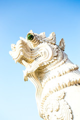 Fototapeta na wymiar singh statue wat ban-den , chiangmai province Thailand