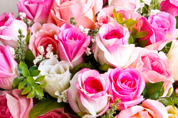 beauty of artificial flowers