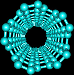 Looking into a carbon nanotube