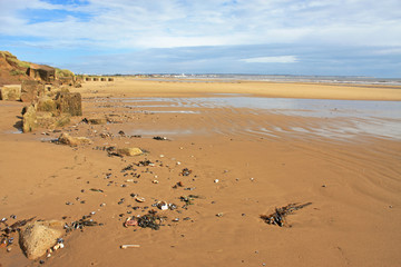 Obraz premium Fraisthorpe beach, Yorkshire