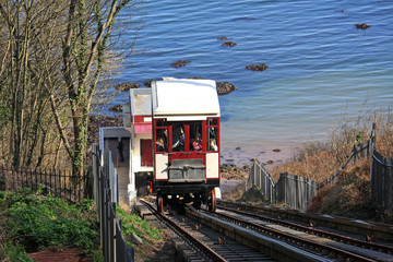 Fototapeta premium Babbacombe cliff railway