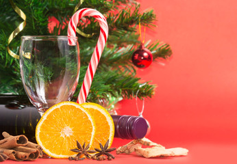 ingredients for making mulled wine