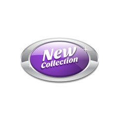 New Collection Violet Vector Icon Button