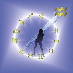 zodiac sign - Aquarius