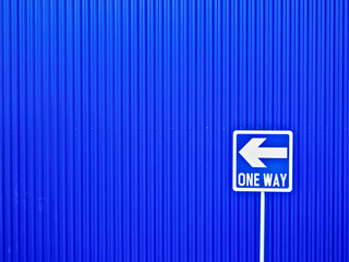 one way