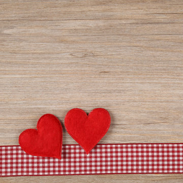 2 Herzen zum Valentinstag
