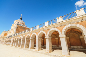 The Royal palace of Aranjuez, Madrid, Spain.