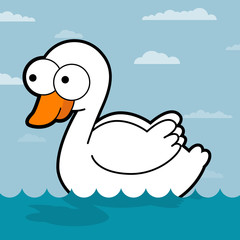 Swan Cartoon