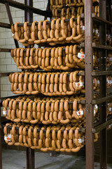 Готовая продукция на складе мясокомбината