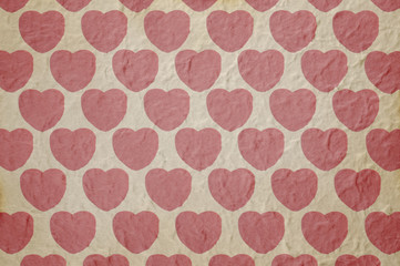 Heart pattern paper