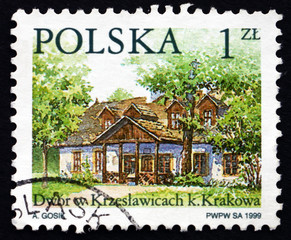 Postage stamp Poland 1999 Krzeslawicach, Country Estate, Krakow