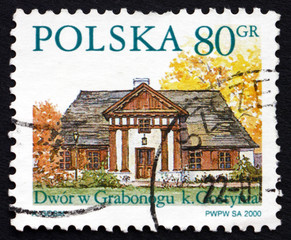 Postage stamp Poland 2000 Grabonog, Country Estate, Piaski