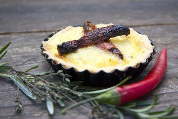Käse Tartelette