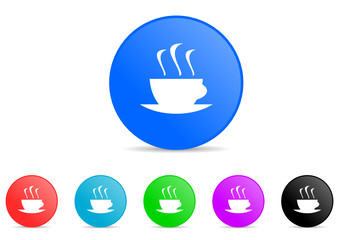 coffee icon vector set
