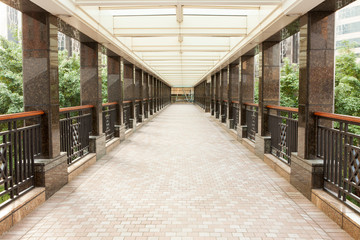Modern building corridor
