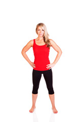 Portrait of pretty young woman