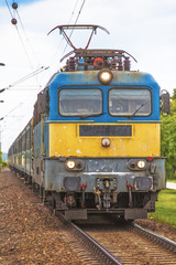 Fototapeta premium pociąg w Balatonlelle, hrabstwo Somogy, Węgry
