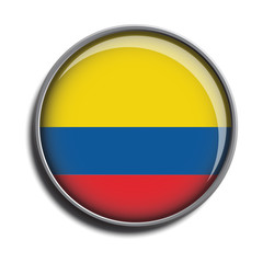 flag icon web button colombia