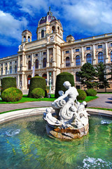 Fototapeta premium Wiedeń, piękne parki