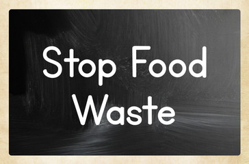 stop food waste concept