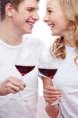Toasting for love