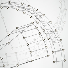 Abstract technology lined template background for web design