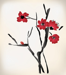 blossom painting - 59794496