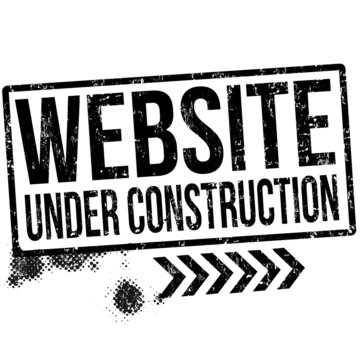 Website Under Construction Stamp