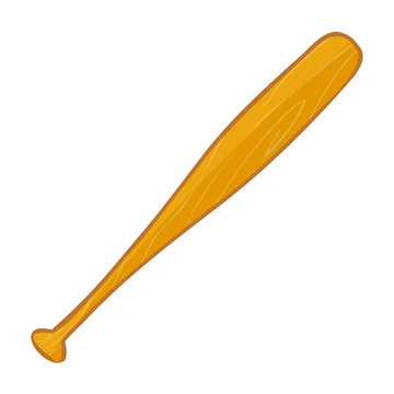 baseball bat isolated illustration