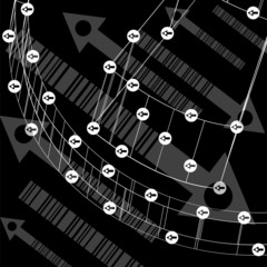 Аbstract circuit board techno background. EPS10 vector