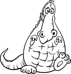 cartoon dragon coloring page