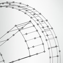 Abstract technology lined template background