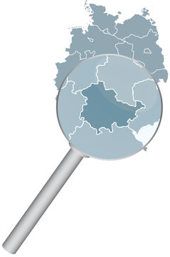 Deutschlandkarte_Thueringen